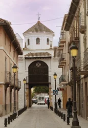 City Gate at the End of Calle Real